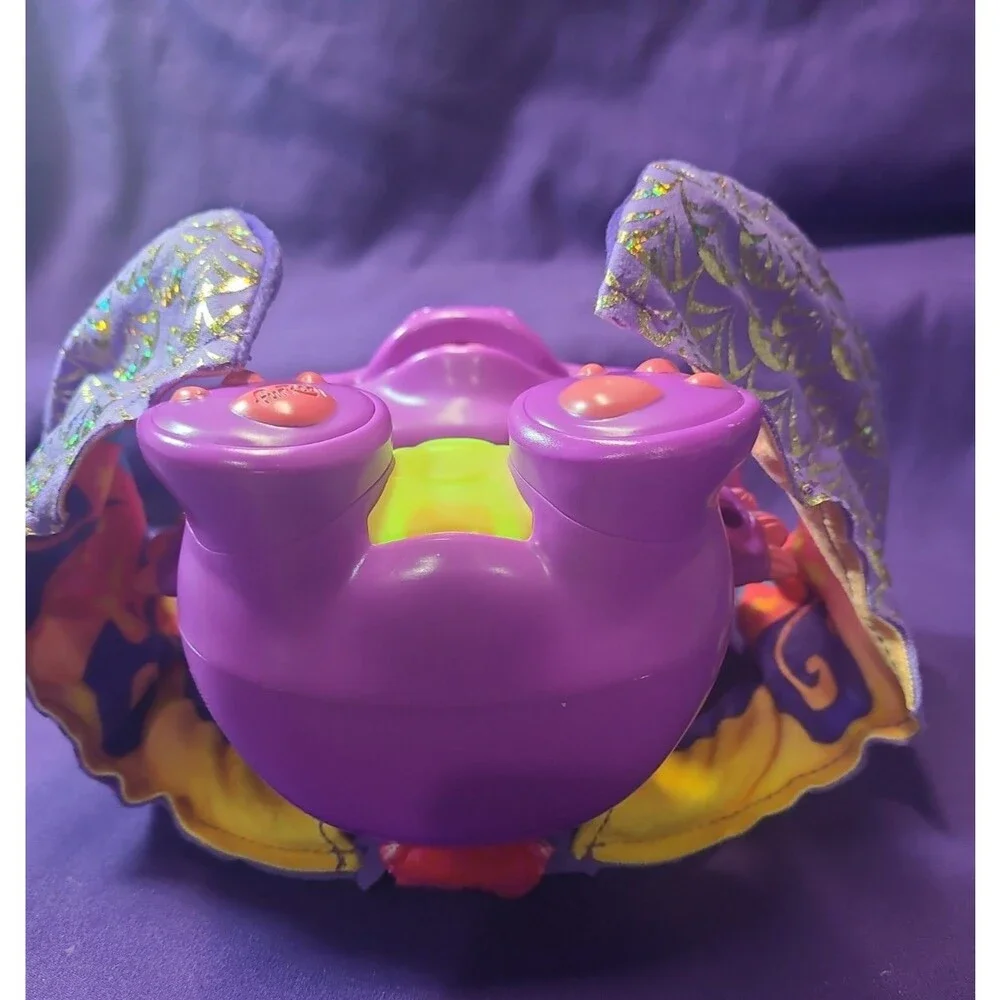 Hasbro FurReal Friends Moodwings Baby Dragon Interactive Pet Purple Tested Works